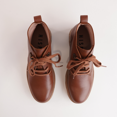 Hi243715 Cuero Leather Ankle Boots