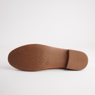 Gyor Tan Leather Loafers