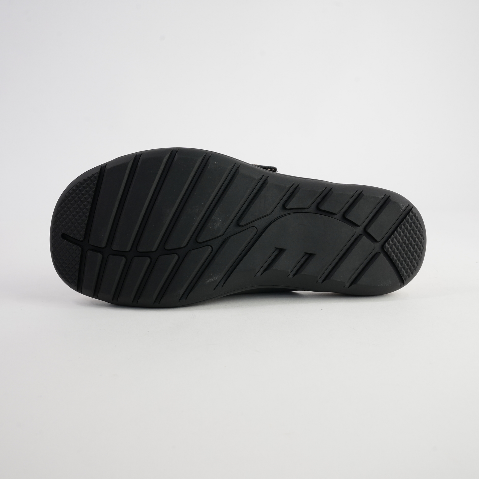 Tribe Black Leather Slides