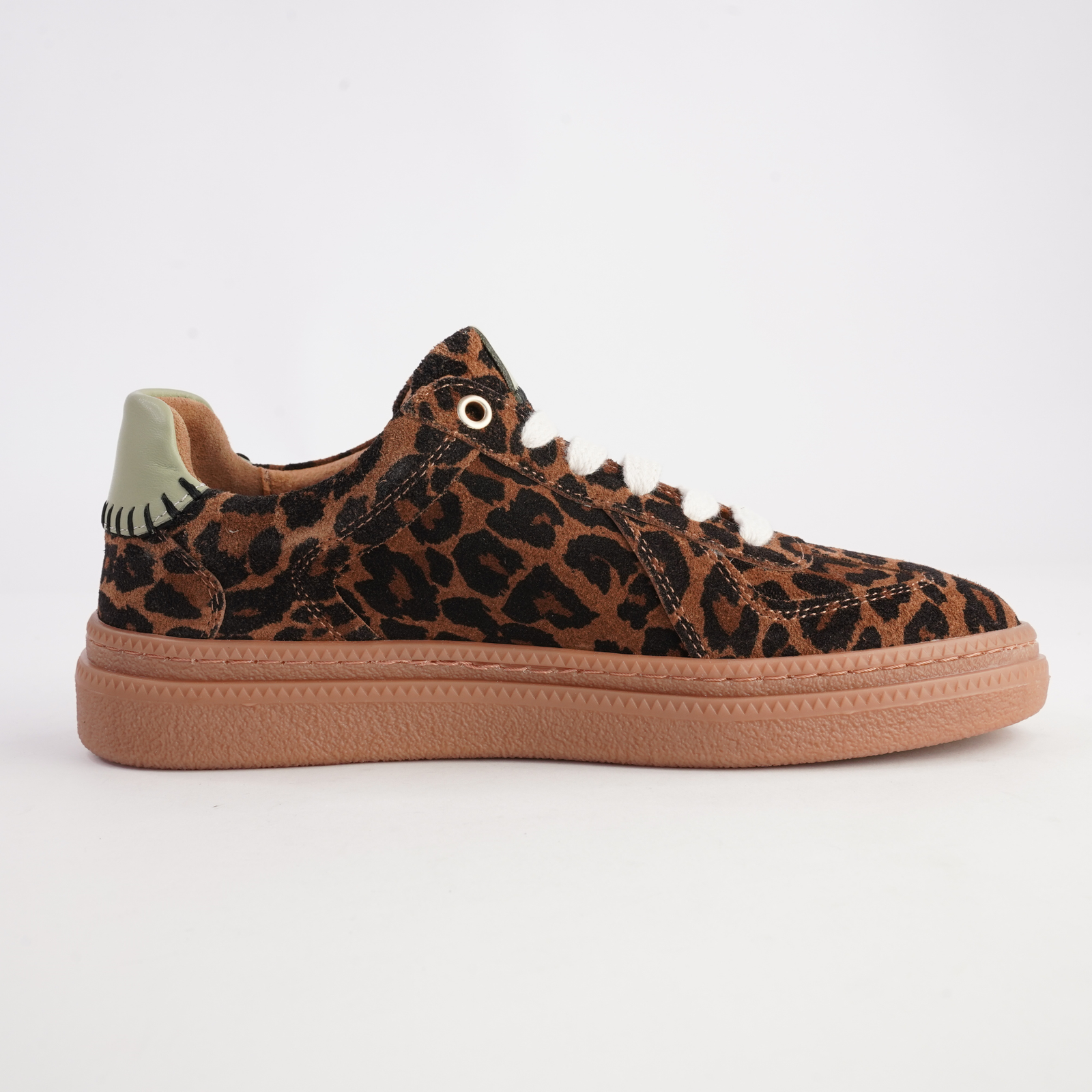 Eslyn Leopard Leather Sneakers