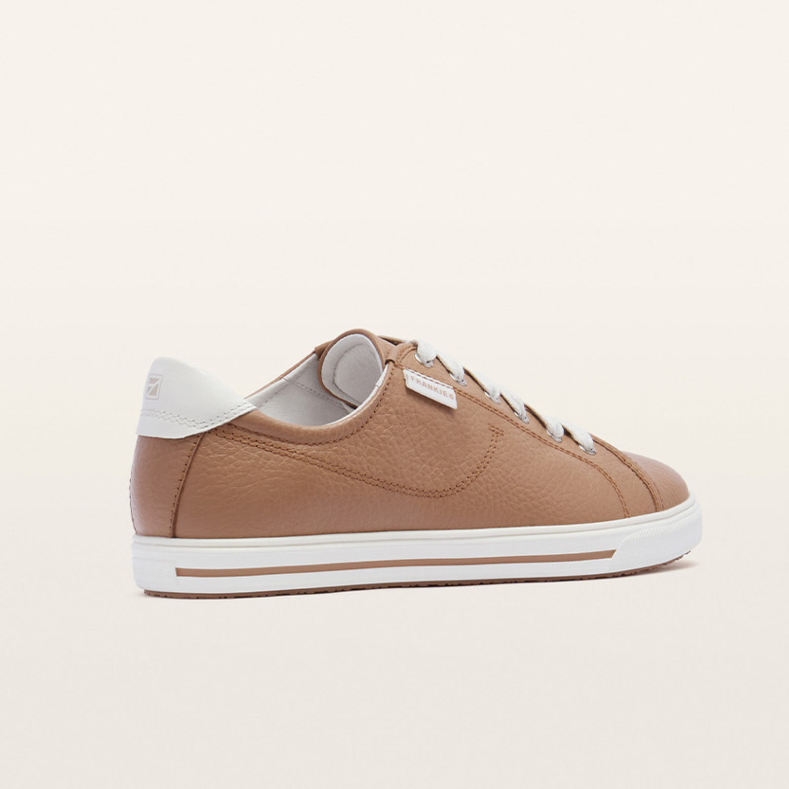 Nat III Soft Tan Tumbled Leather Sneakers