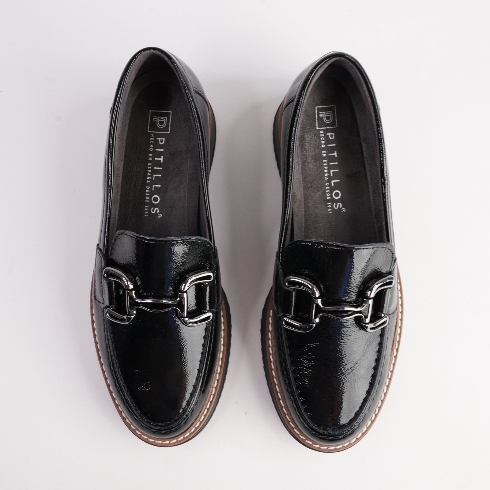 10760 Black Patent Leather Loafers