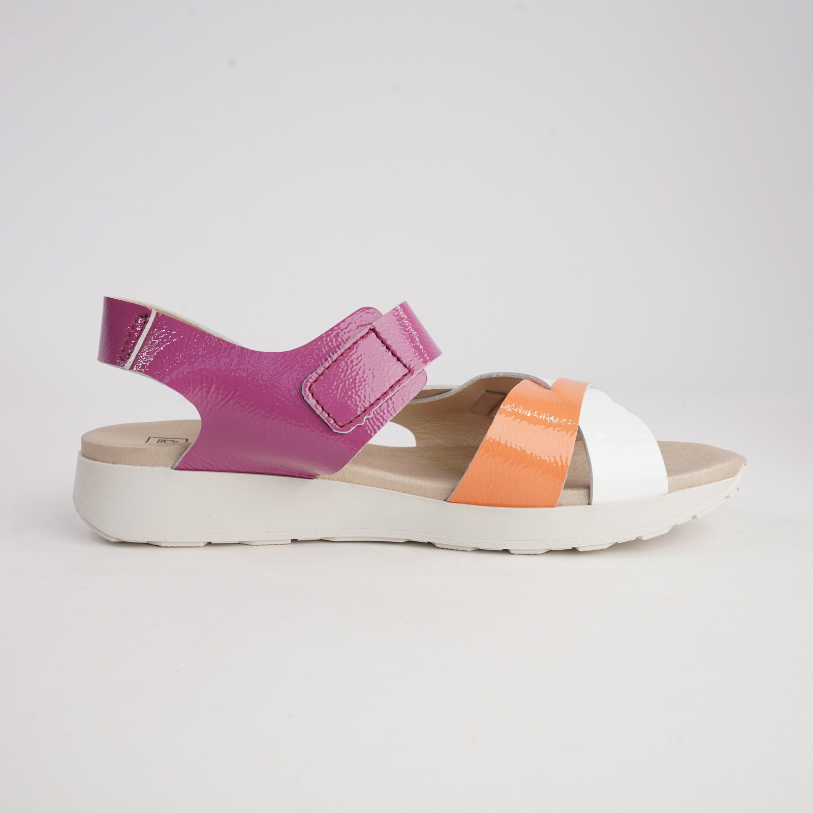 10554 Naranja Leather Sandals