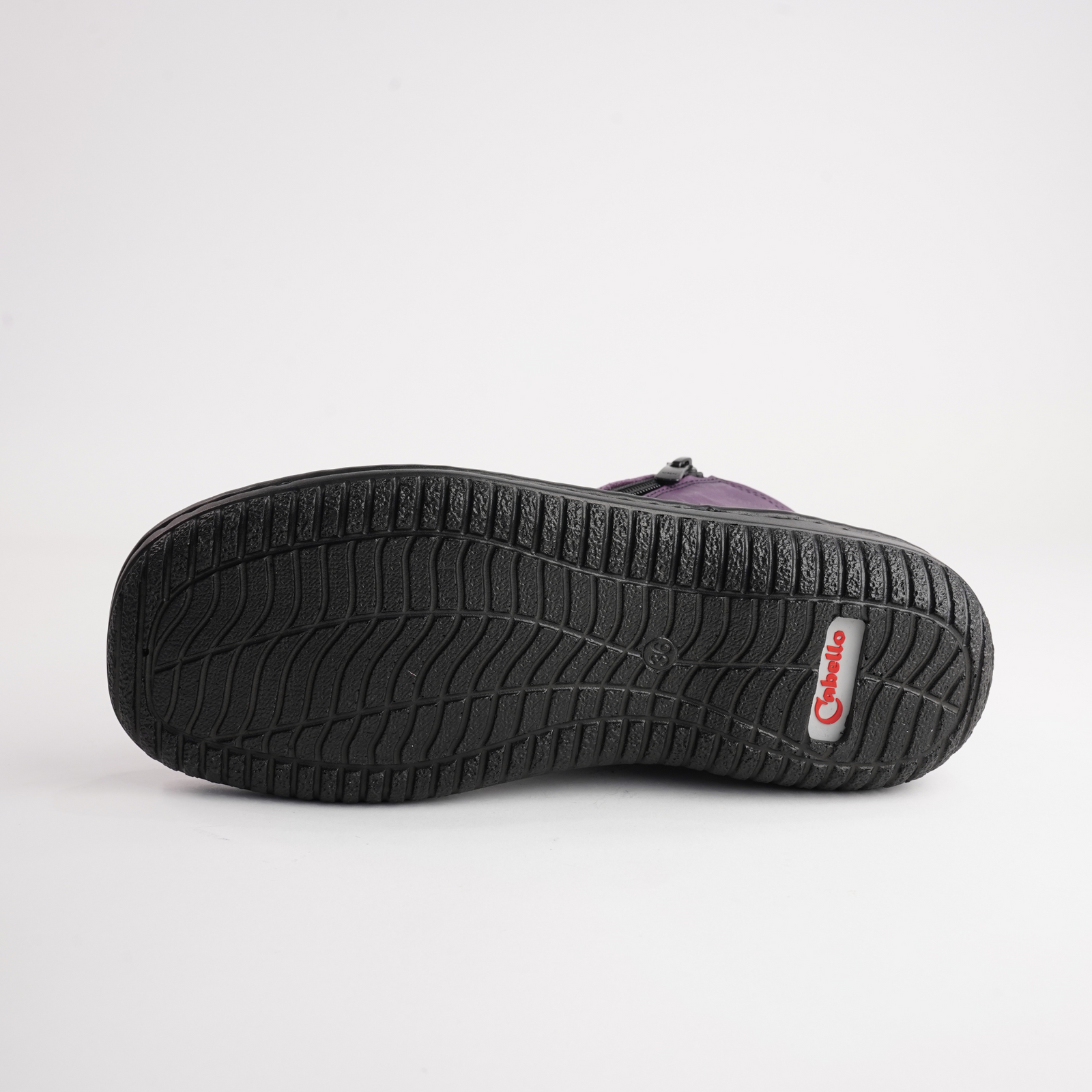 5250-27 Purple Leather Ankle Boots