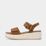 D1N54 Noccia Suede Wedge Sandals