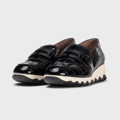 Ovelia Negro Patent Loafers