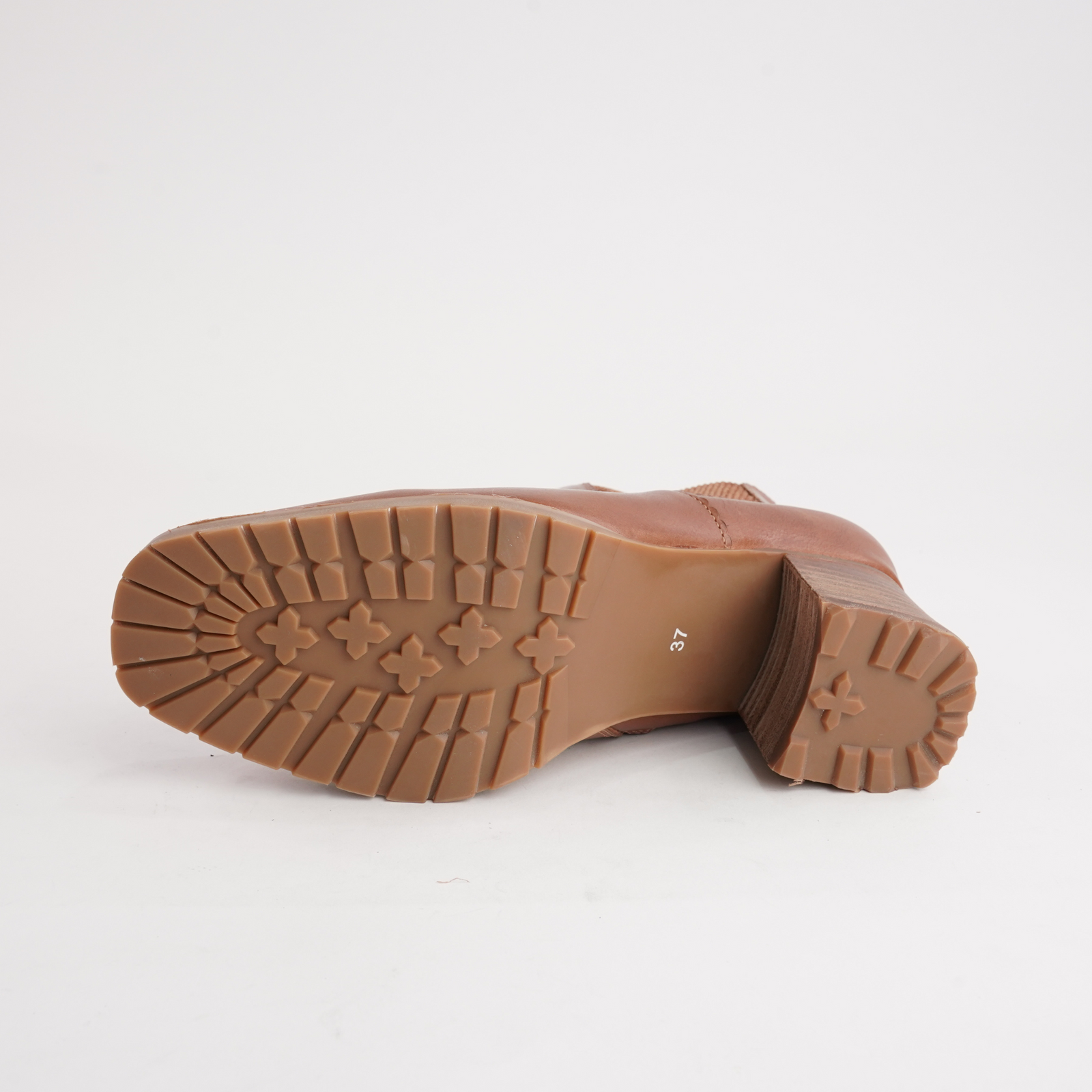 Loz Tan Leather Ankle Boots