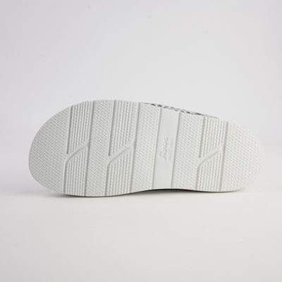 Janescha 701 Silver Leather Slides