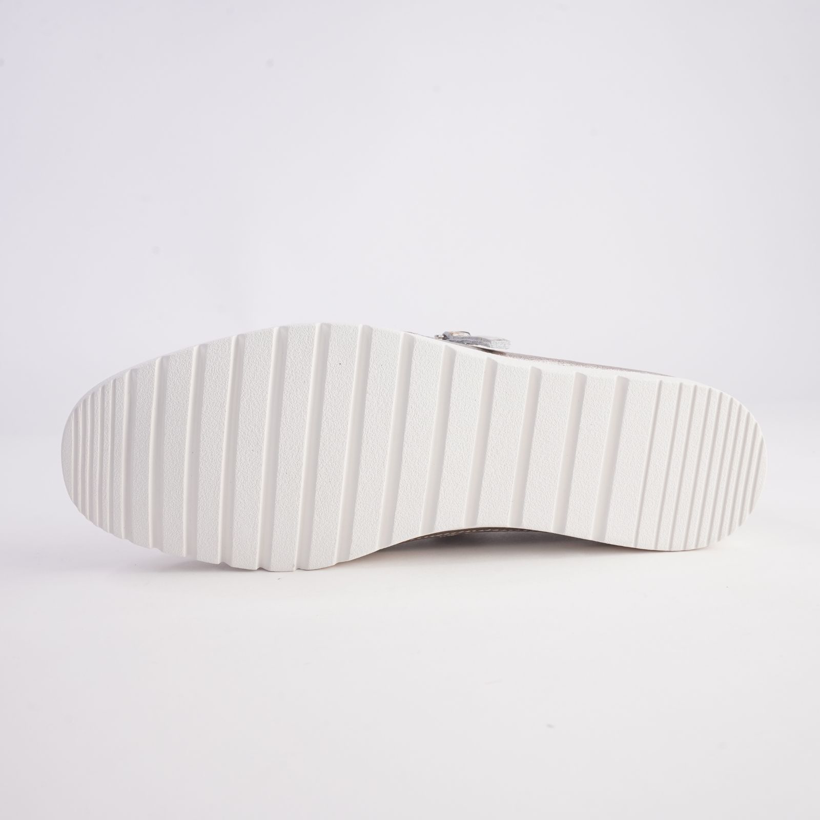 Ashli Neutral Metallic Snake Platino Leather Sneakers