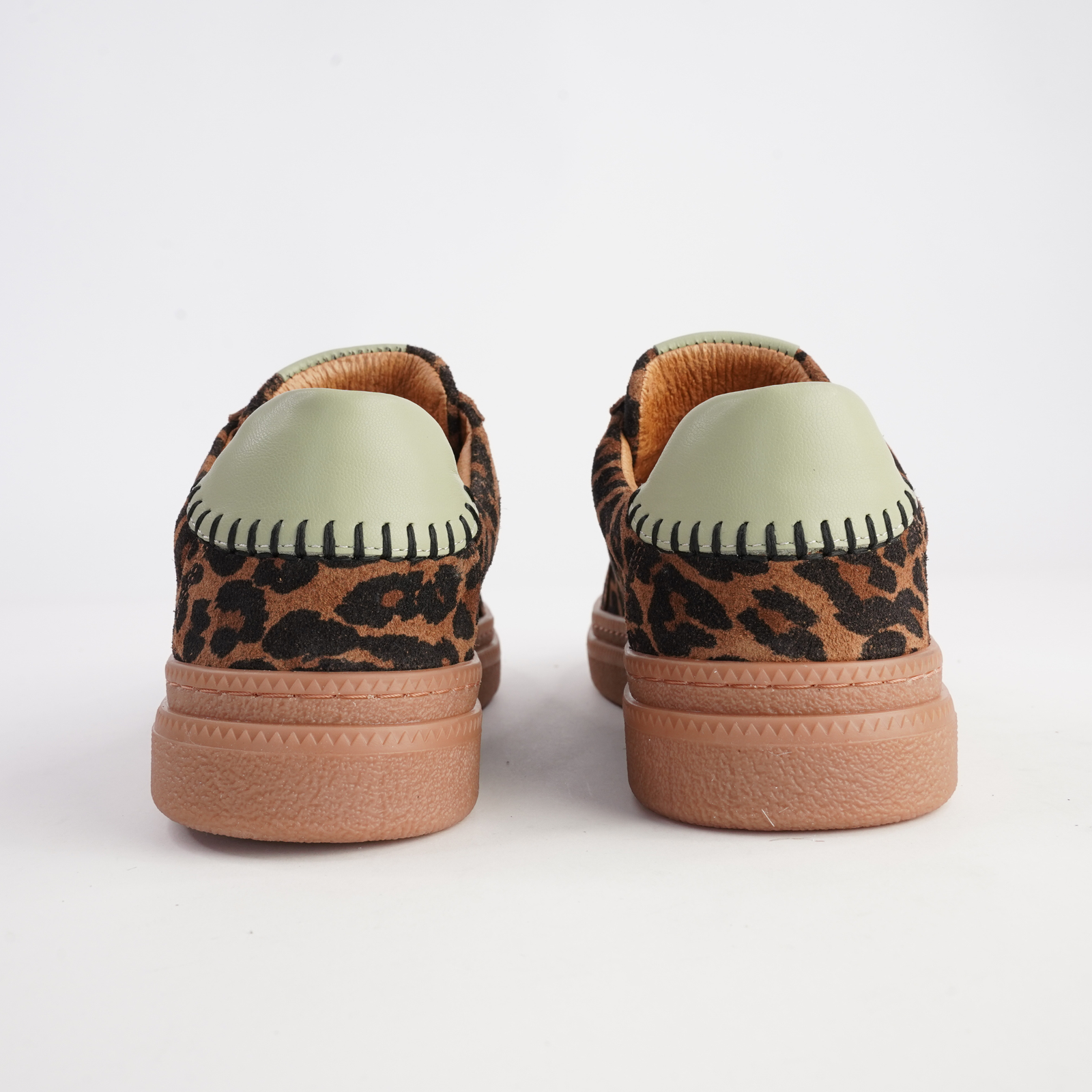 Eslyn Leopard Leather Sneakers