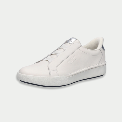 Claire 33 Weiss Leather Sneakers