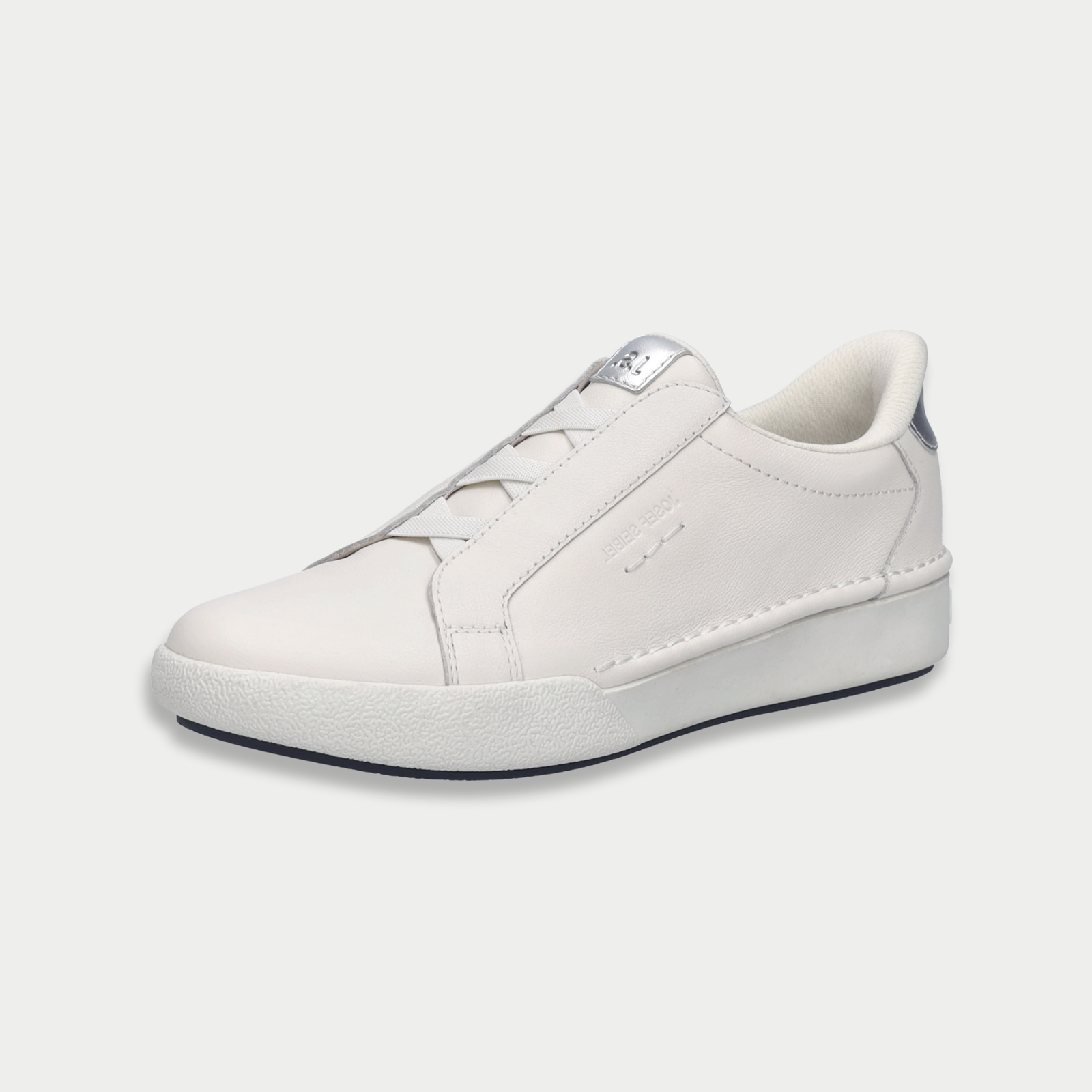 Claire 33 Weiss Leather Sneakers