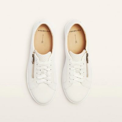 Billie Ii White Leather Sneakers