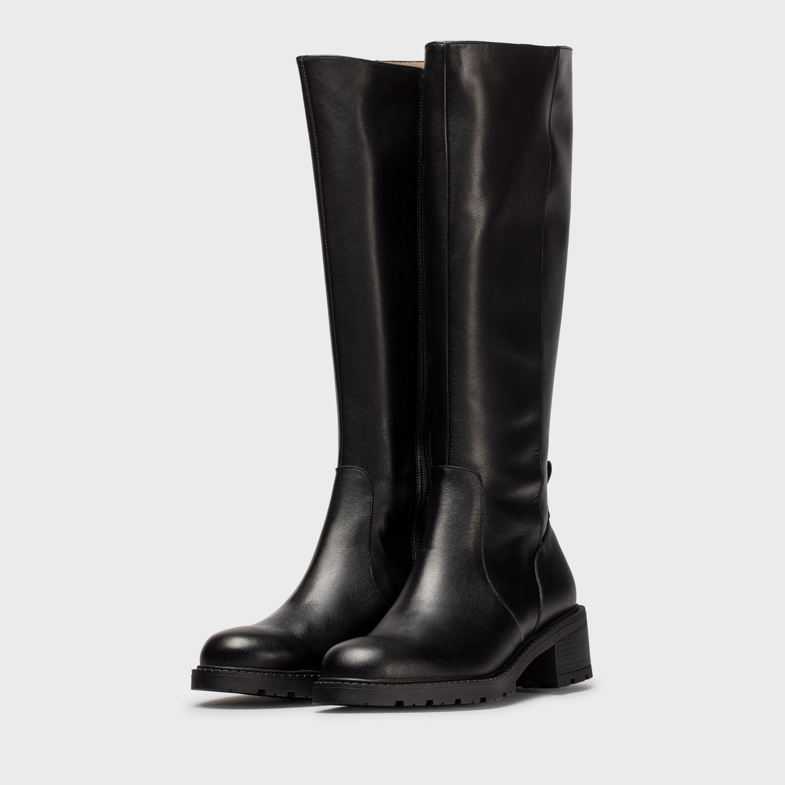 Solari Negro Knee High Boots