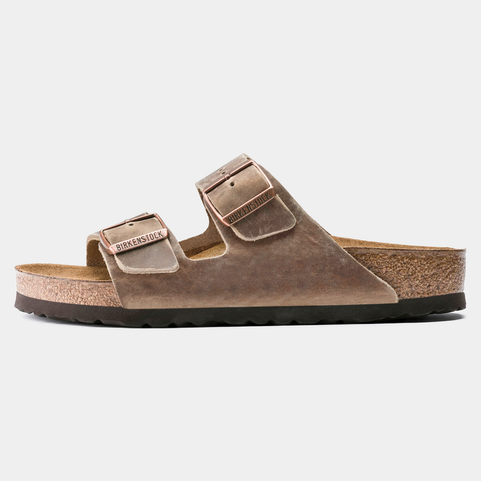 Arizona Oiled Leather Tobacco Brown Sandals