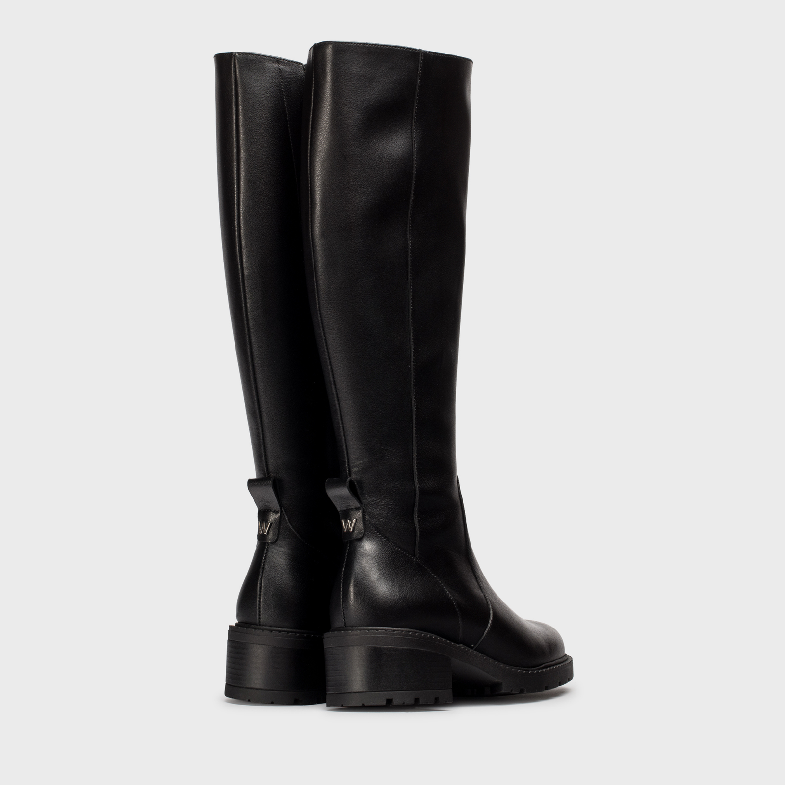 Solari Negro Knee High Boots