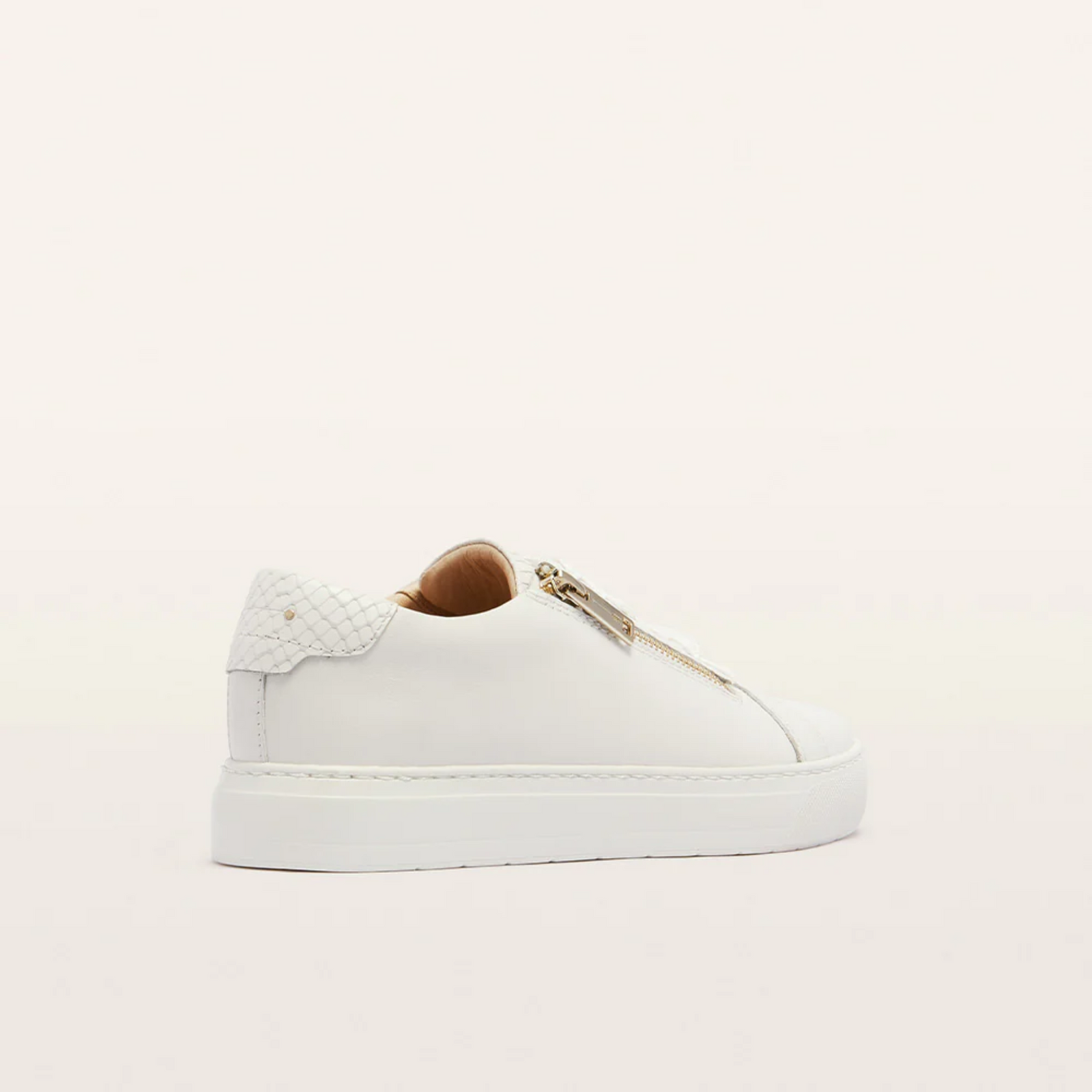 Billie II White Leather Sneakers