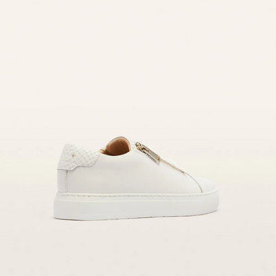 Billie Ii White Leather Sneakers