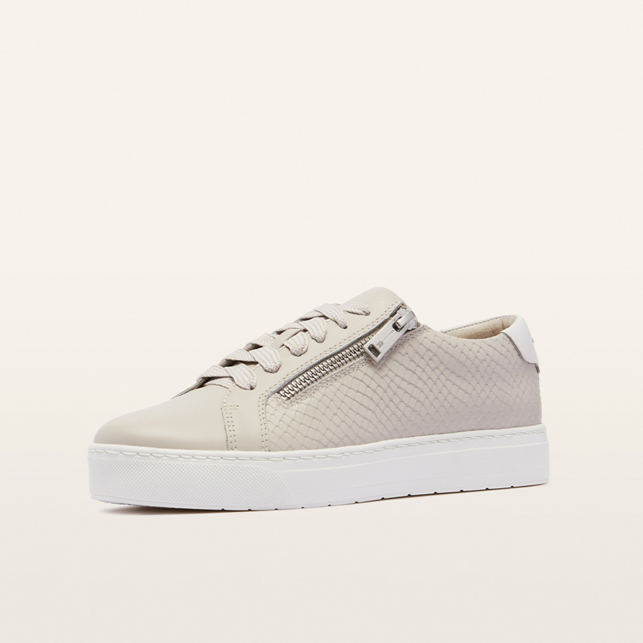 Billie II Bone Leather Sneakers