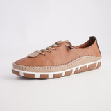 Chino Tan Leather Sneakers