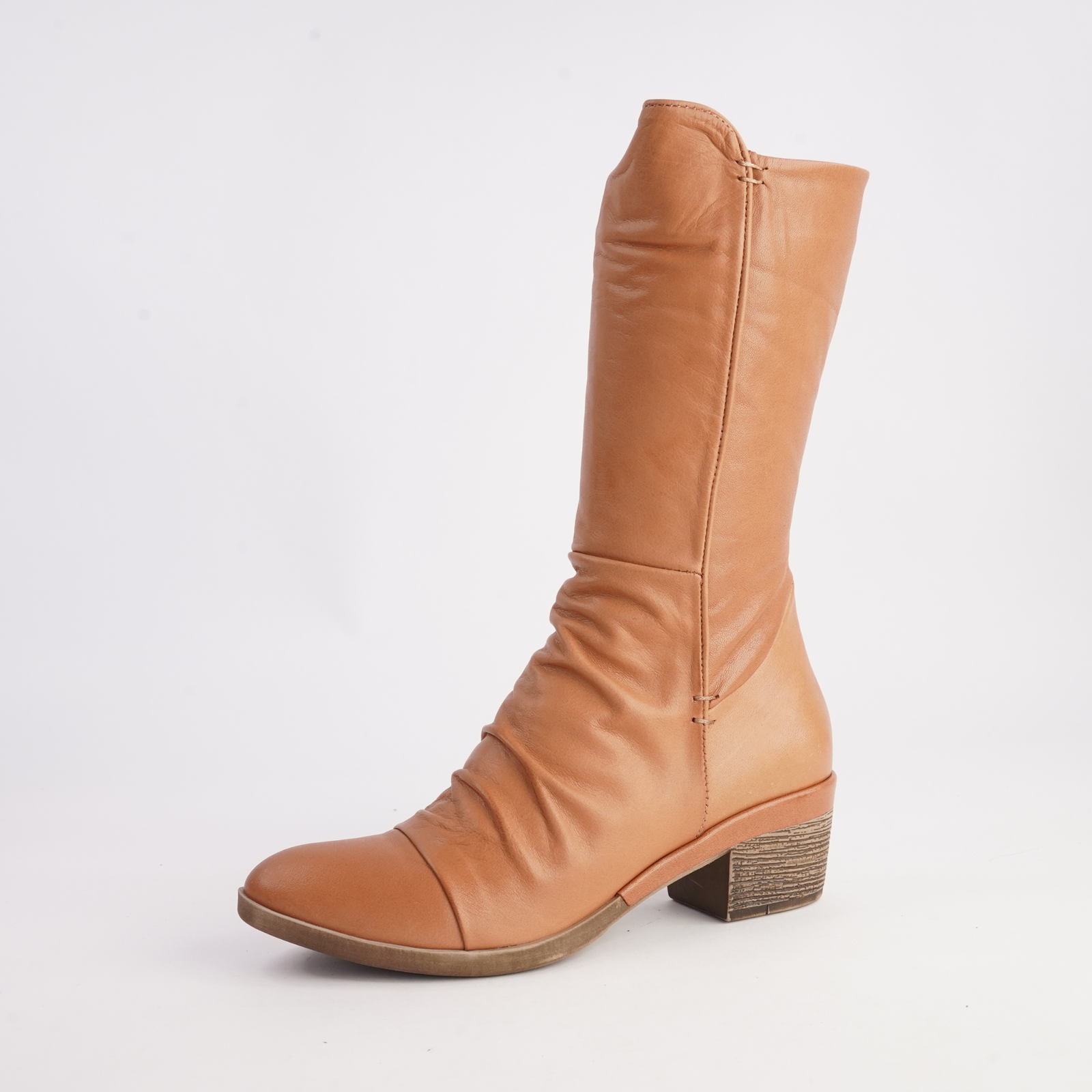 Bristol Tan Leather Calf Boots
