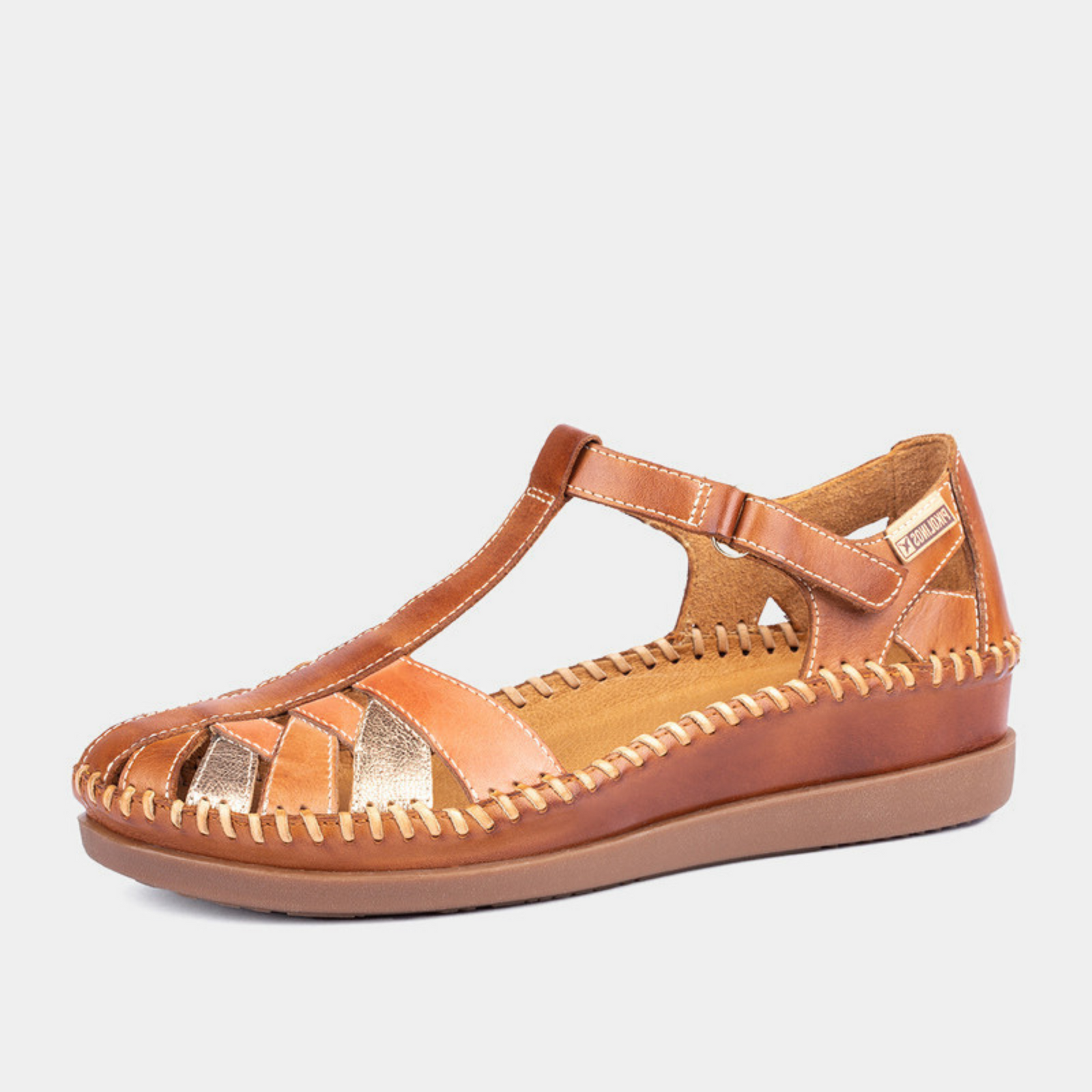 W8k-0705c1 Brandy Leather Sandals