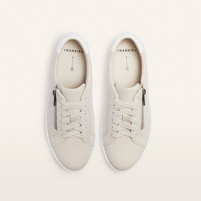Billie Ii Bone Leather Sneakers
