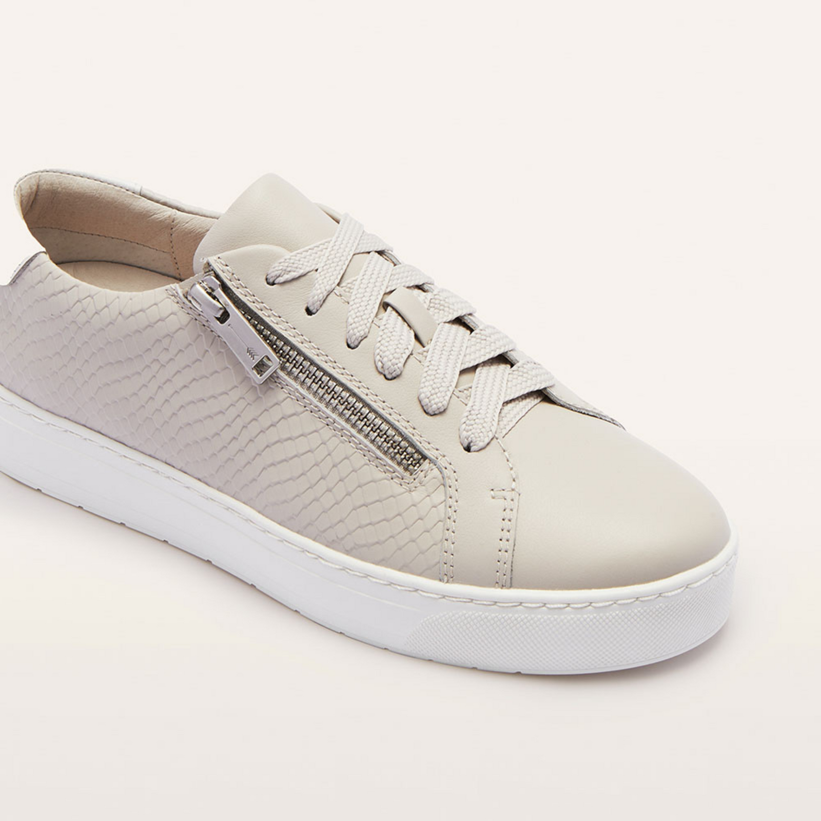 Billie II Bone Leather Sneakers