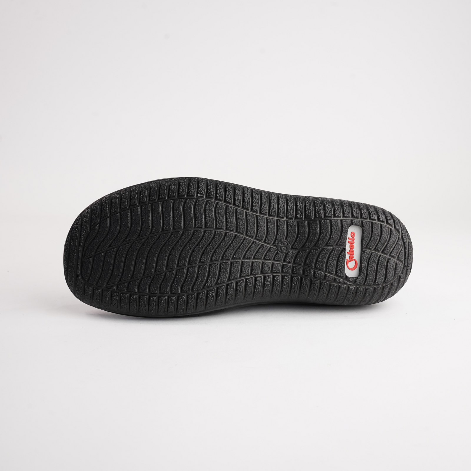 5849-27 Navy Leather Flats