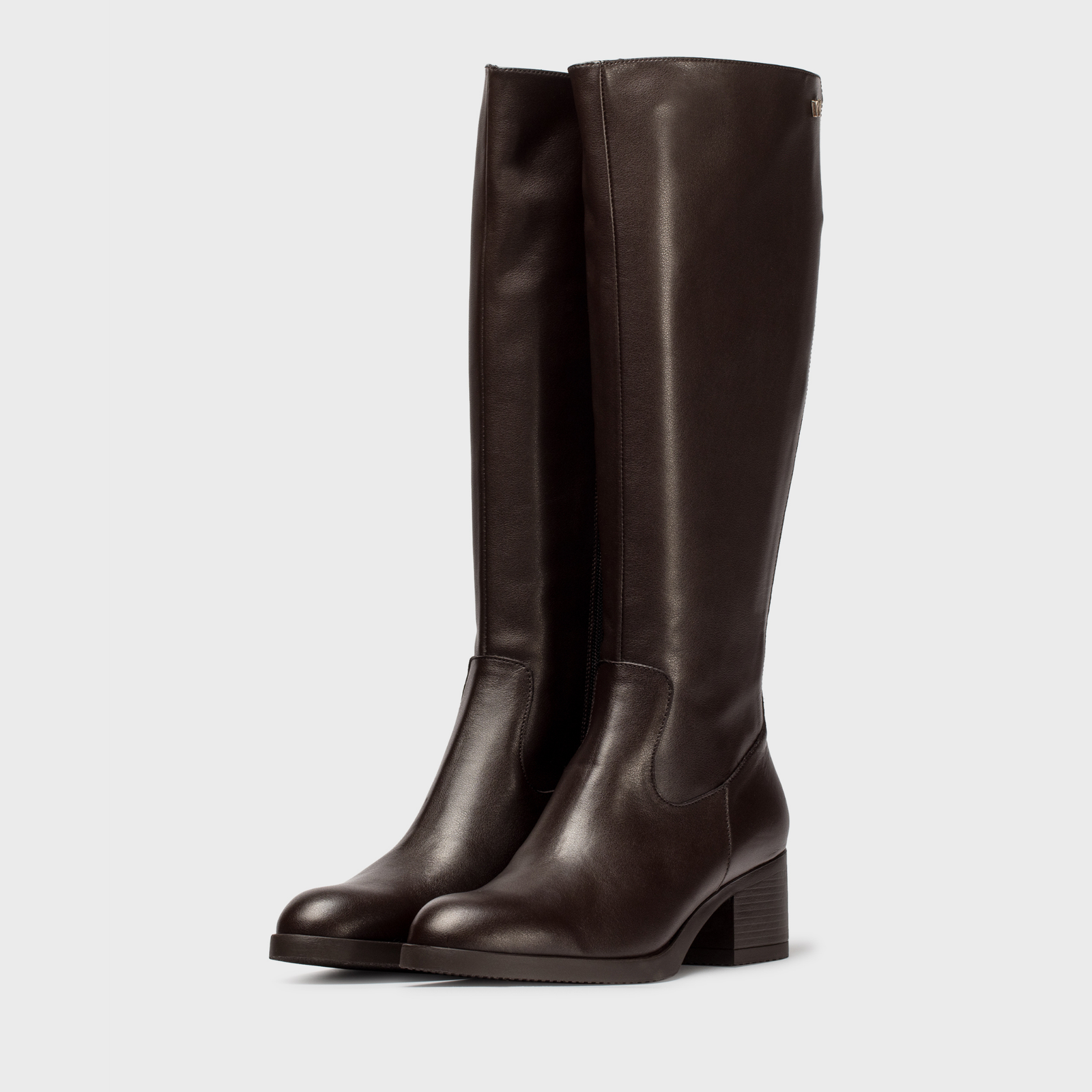 Zyra Testa Leather Knee High Boots