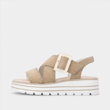D3N51 Sepia Suede Wedge Sandals