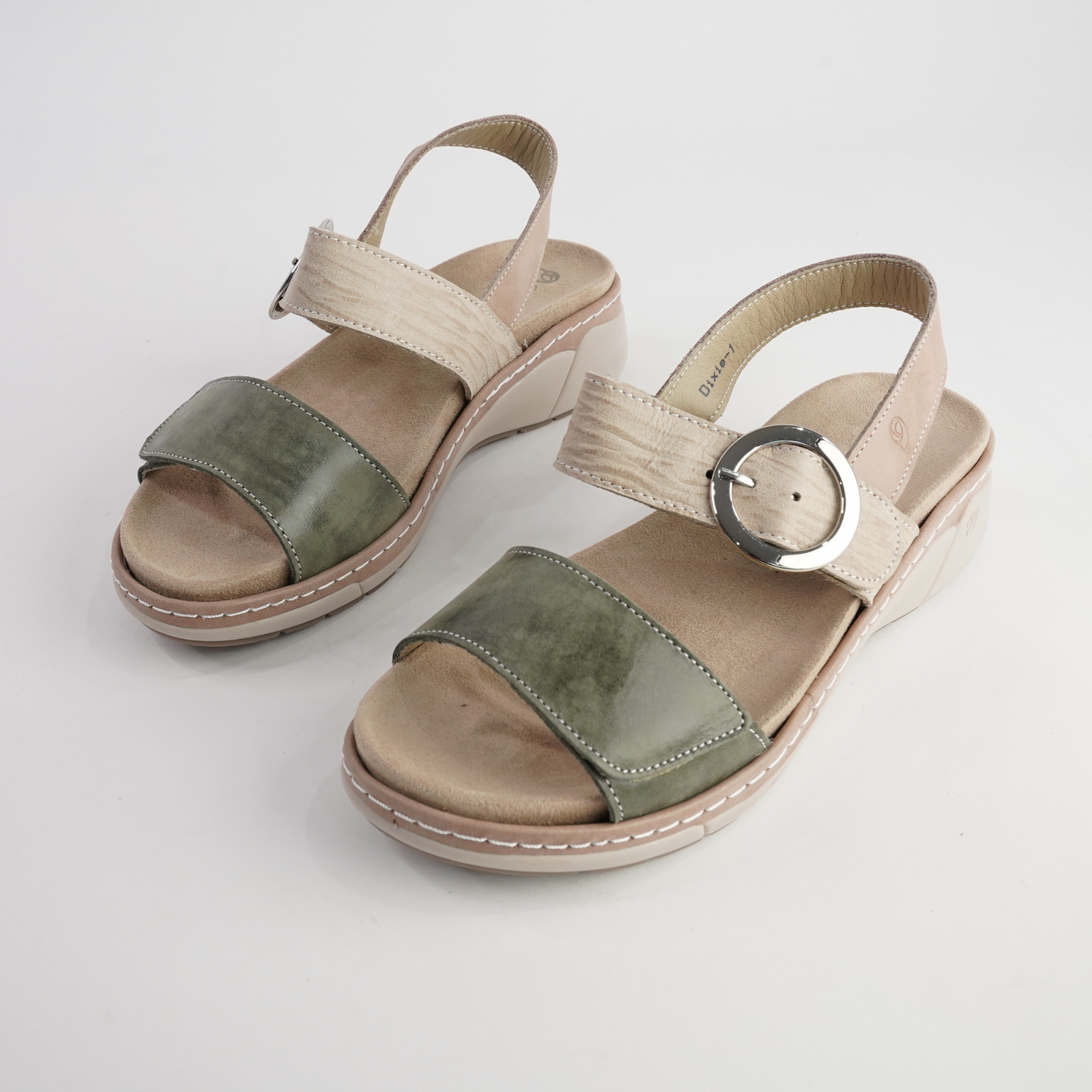 Dixie Sandy Multi Leather Sandals