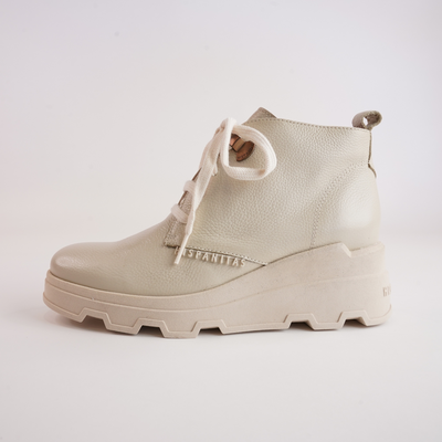 Hi243715 Milk Leather Ankle Boots