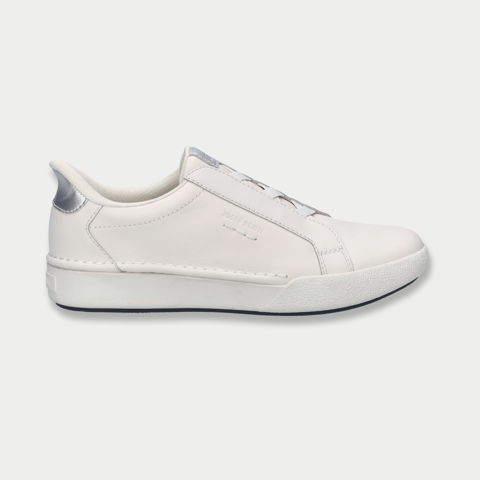 Claire 33 Weiss Leather Sneakers