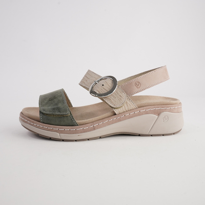 Dixie Sandy Multi Leather Sandals