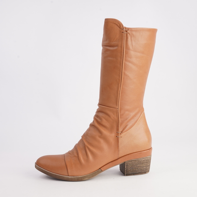 Bristol Tan Leather Calf Boots