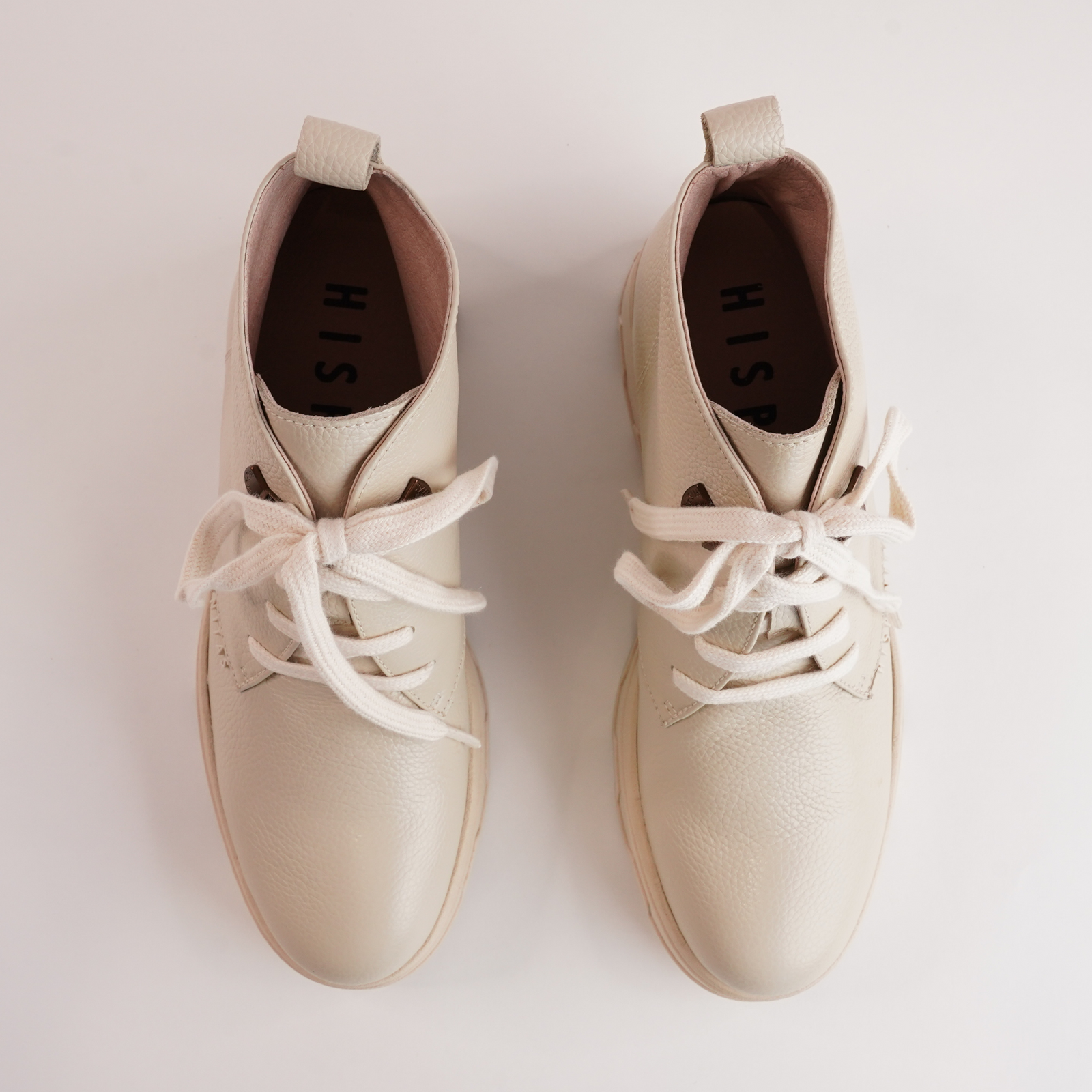 Hi243715 Milk Leather Ankle Boots