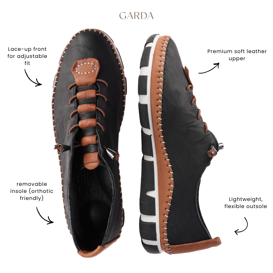 Chino Black Leather Sneakers