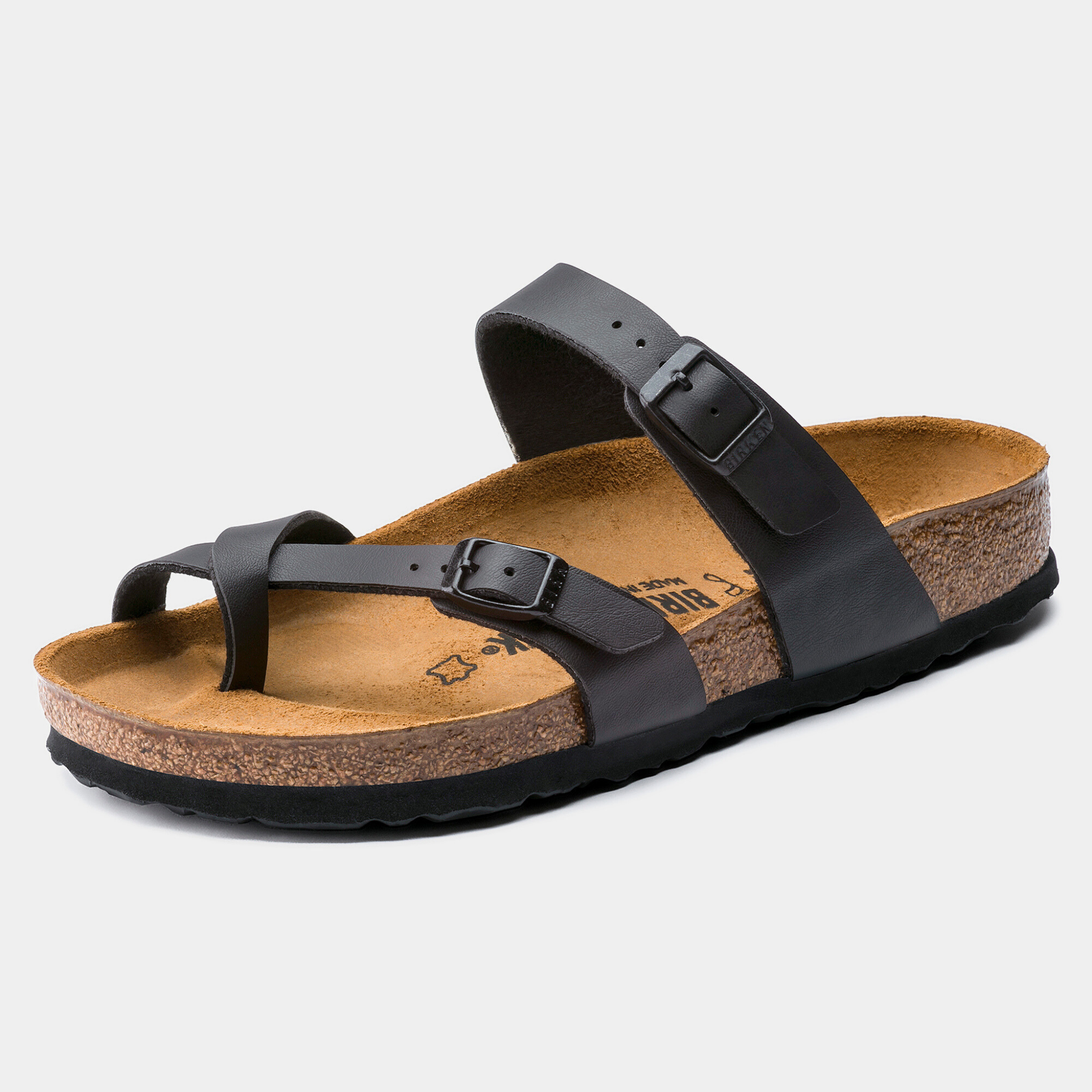 Mayari Birko-flor Black Sandals