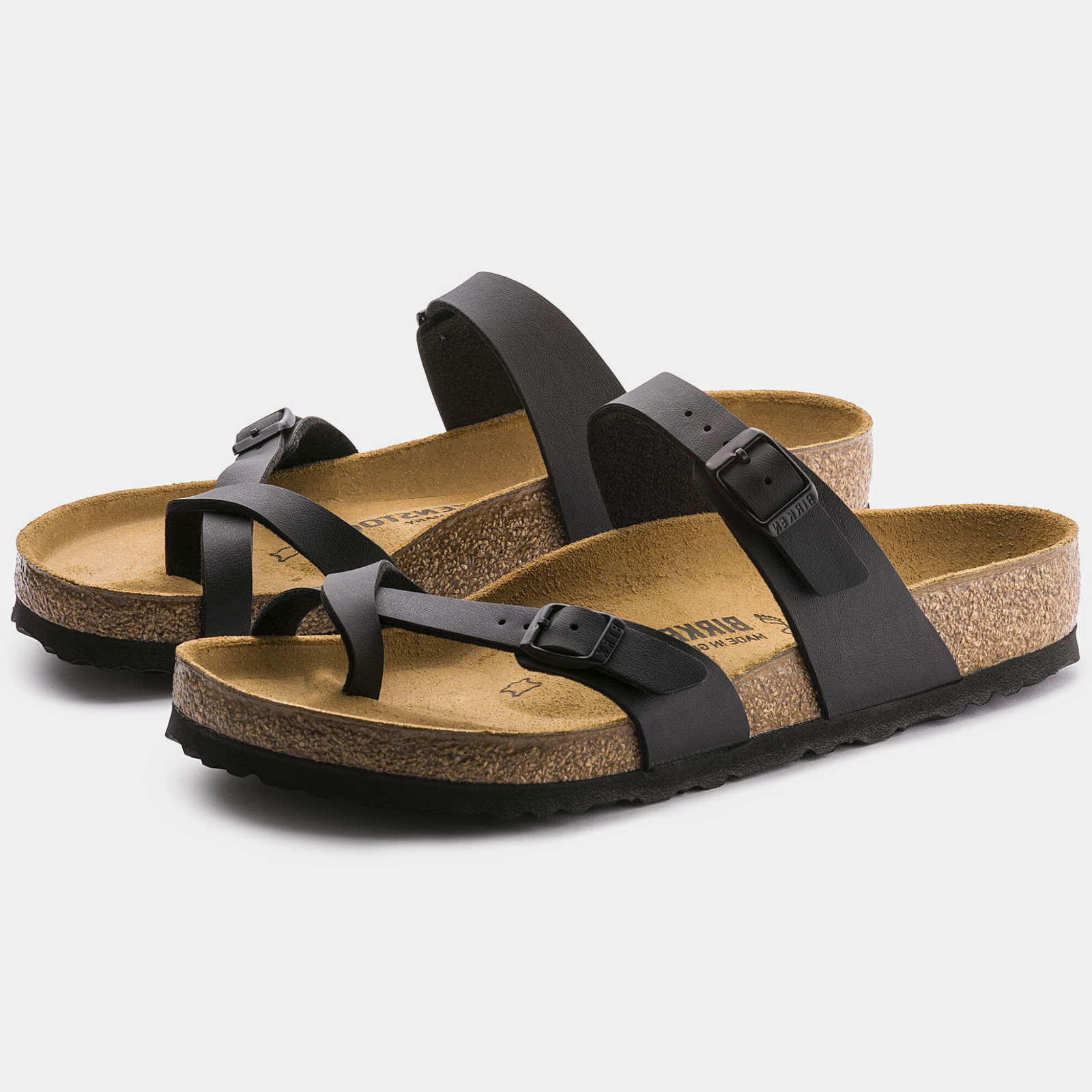 Mayari Birko-flor Black Sandals