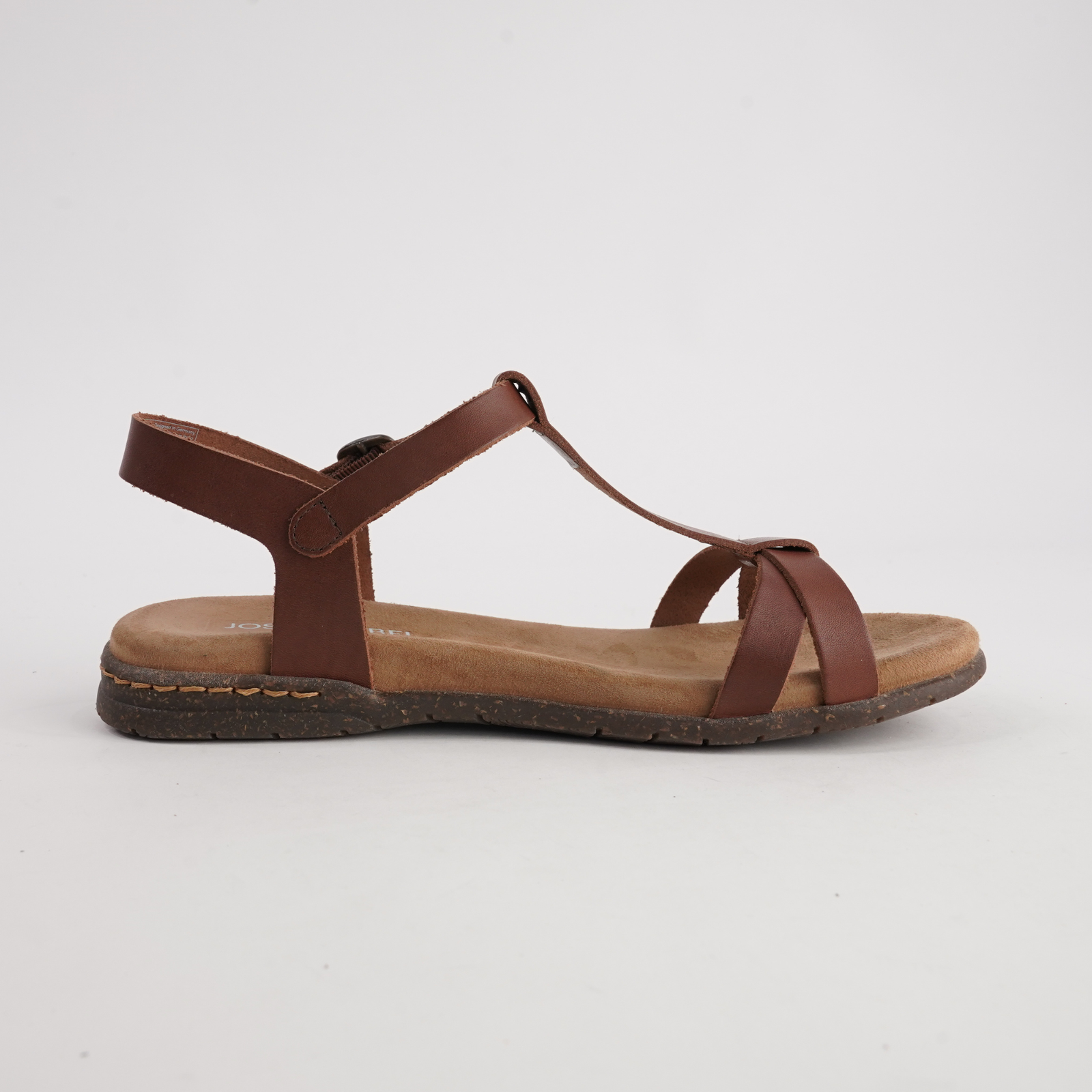 Fabricia 01 Cognac Leather Sandals