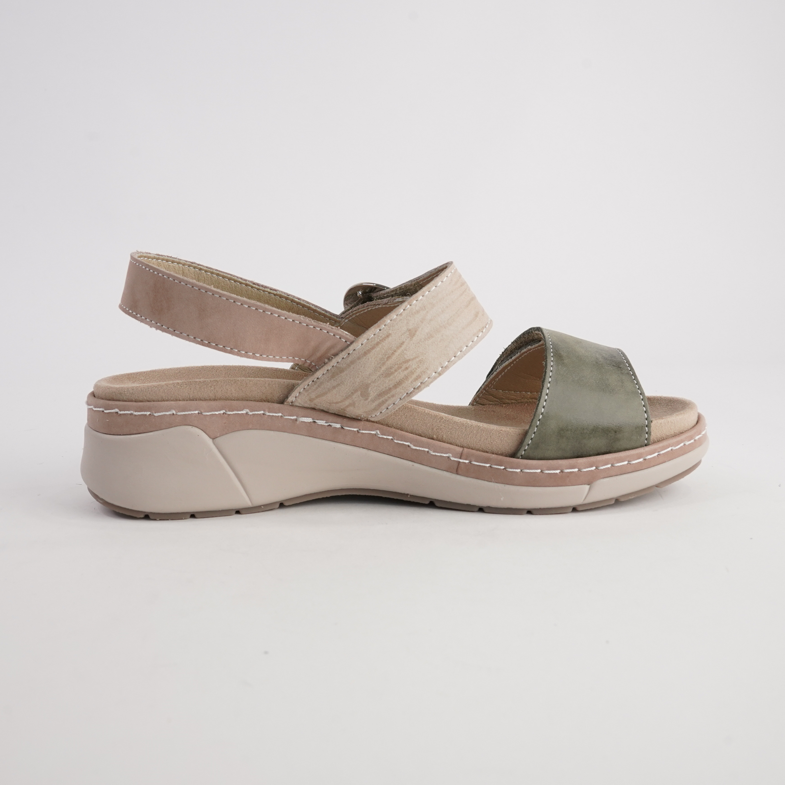 Dixie Sandy Multi Leather Sandals