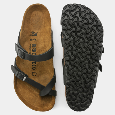 Mayari Birko-flor Black Sandals
