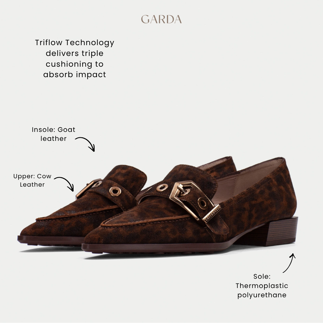 HI254262 Leopard Leather Flats