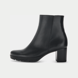 Aurenza Schwarz Leather Ankle Boots