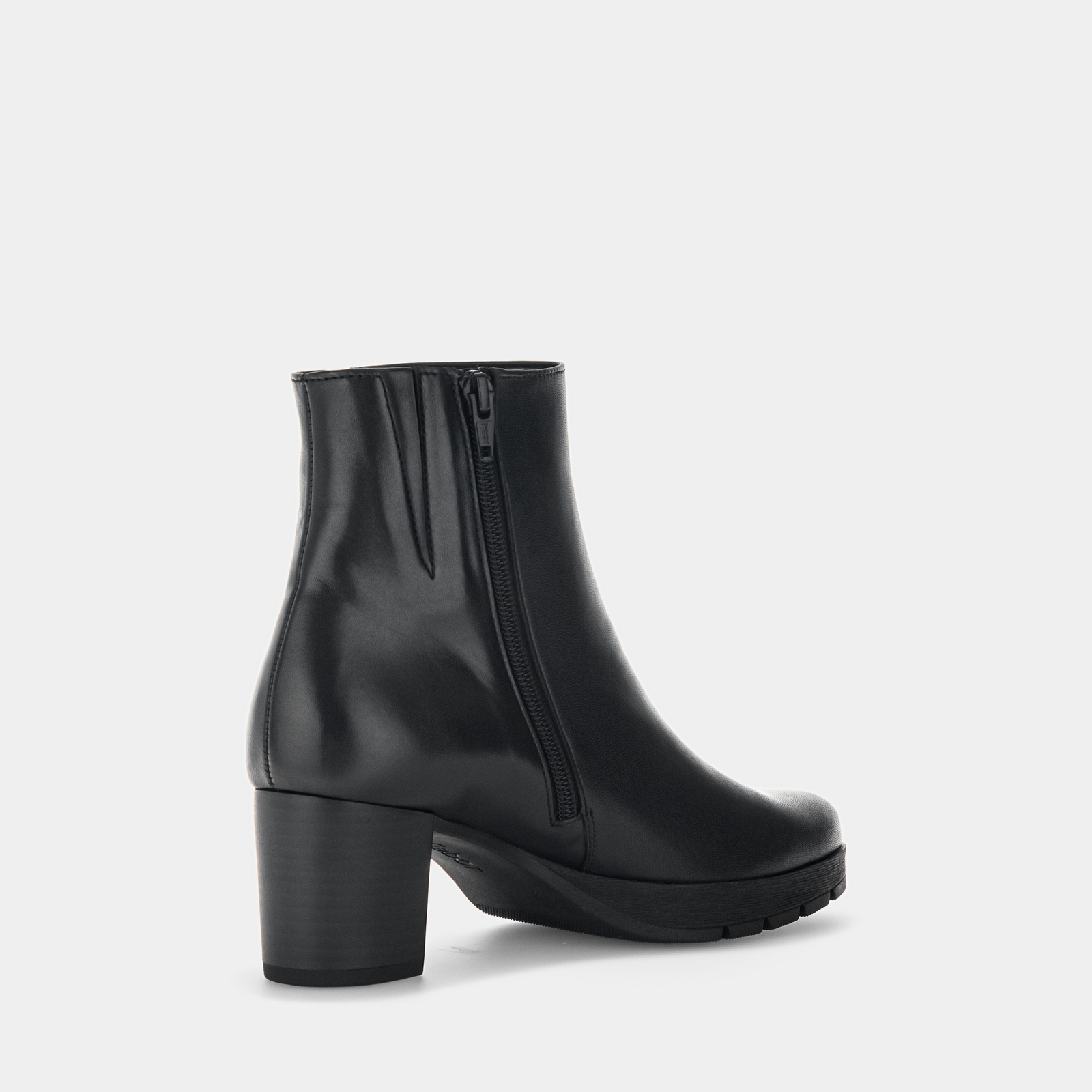 Aurenza Schwarz Leather Ankle Boots