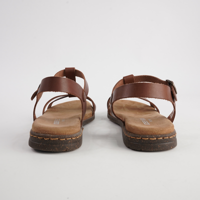 Fabricia 01 Cognac Leather Sandals