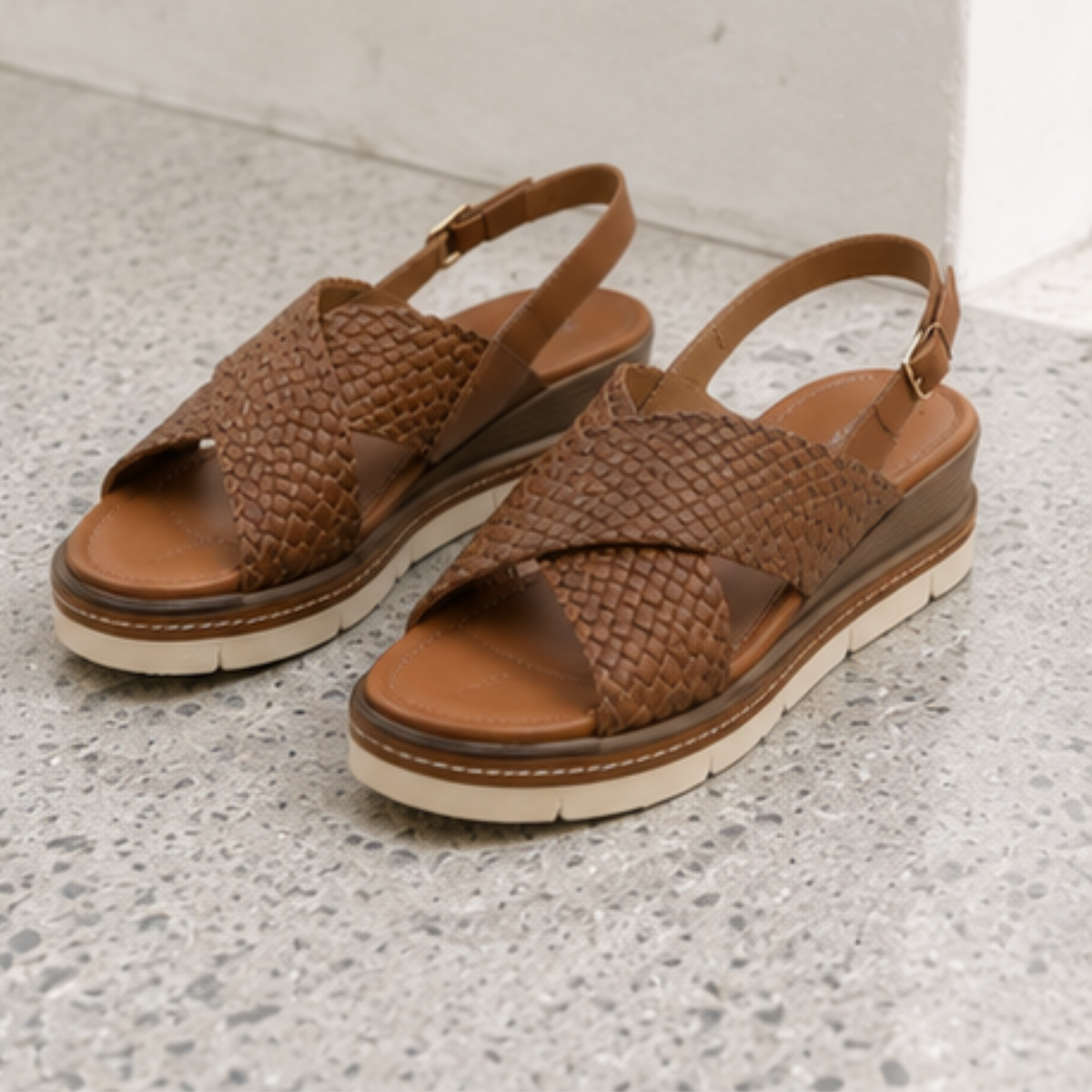 D2L59 Muscat Wedge Sandals