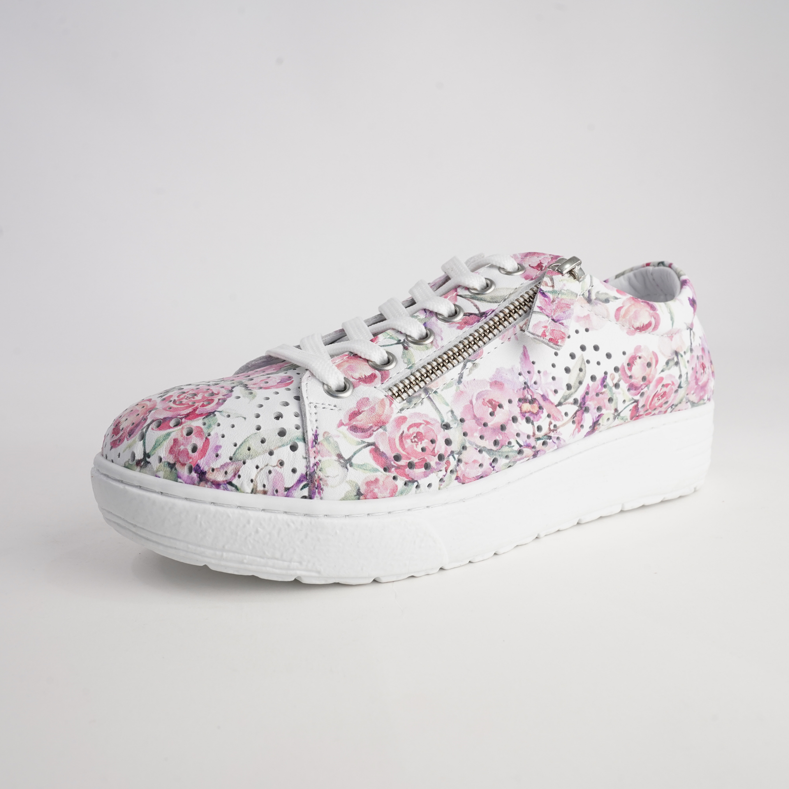 Eg11p Floral Leather Sneakers