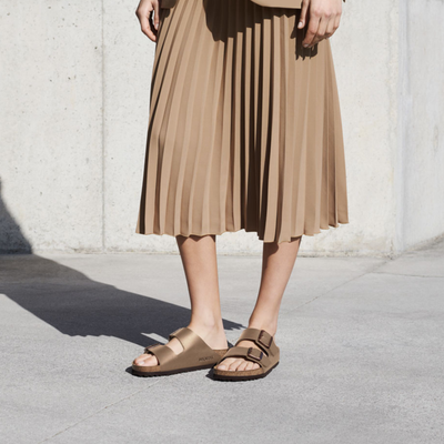Arizona Oiled Leather Tobacco Brown Sandals